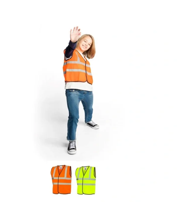 Uneek UC806 Childrens High Visibility Waistcoat